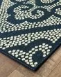 Marina 3804b Navy/Ivory Area Rug