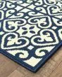 Marina 5927b Ivory/Navy Area Rug