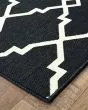 Marina 7763k Black/Ivory Area Rug