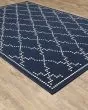 Marina 7765b Navy/Ivory Area Rug