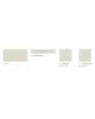 Massive White Cement Porcelain Tile