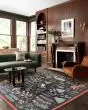 Menagerie MEN-01 Black Area Rug