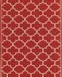 Meridian 1295r Red/Ivory Area Rug