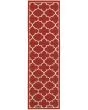 Meridian 1295r Red/Ivory Area Rug