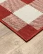 Meridian 2598r Red/Ivory Area Rug