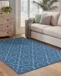 Meridian 7541b Navy/Blue Area Rug