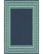 Meridian 9650b Navy/Green Area Rug