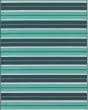 Meridian 9652f Blue/Green Area Rug
