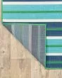 Meridian 9652f Blue/Green Area Rug