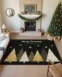 Merry & Bright MY11 Black Area Rug