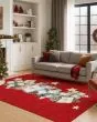 Merry & Bright MY27 Red Area Rug