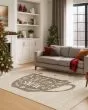 Merry & Bright MY7 Beige Area Rug