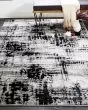 Micah 3339F Black/White/Gray Rug