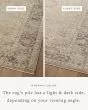 Millie MIE-03 Gold/Charcoal Area Rug