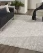 Modern Shag MMD06 Grey Ivory Area Rug