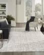 Modern Shag MMD06 Ivory Grey Area Rug