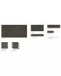 Modern Slate Noce Porcelain Tile