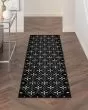 Nourison Essentials NRE04 Black Ivory Rug