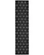 Nourison Essentials NRE04 Black Ivory Rug