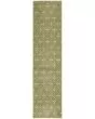 Nourison Essentials NRE04 Green Ivory Rug