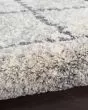 Oslo Shag OSL01 Silver Grey Area Rug