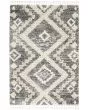 Oslo Shag OSL02 Grey/Ivory Area Rug