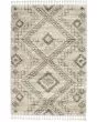 Oslo Shag OSL02 Ivory/Grey Area Rug