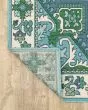 Meridian 2808G Blue/Green Area Rug