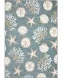 Quinn QUI01 Blue 5'3"x7' Area Rug