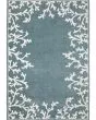 Quinn QUI07 Blue 2'x7' Runner Rug