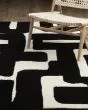 Quinn QUI08 Black Area Rug