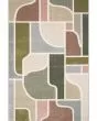 Tisdell TIS02 Green 3'9"x5'2" Area Rug