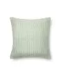 P0339 Aqua/Ivory 22"x22" Pillow