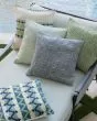 P0339 Blue/Ivory 22"x22" Pillow