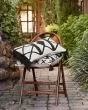 P0502 Black/Ivory 18"x18" Pillow