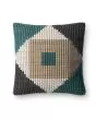 P0505 Teal/Multi 18"x18" Pillow