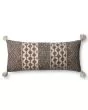 P0607 Grey/Multi 13"x35" Lumbar Pillow