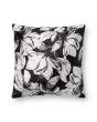 P0754 Black/White 18"x18" Pillow