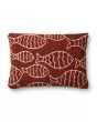 P0908 Red 16"x26" Pillow