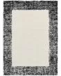 Pacific Shag PCS02 Ivory Black 5'3"x7'3" Area Rug