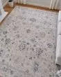 Pasha 39M7F Ivory/Taupe/Blue Rug