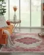 Passion PSN03 Ivory/Fuchsia Area Rug