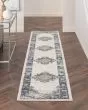 Passion PSN03 Ivory/Grey/Blue Area Rug