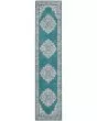 Passion PSN03 Turquoise Grey Area Rug