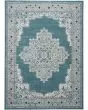 Passion PSN03 Turquoise Grey Area Rug