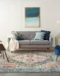 Passion PSN23 Ivory/Light Blue Area Rug