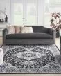 Passion PSN33 Black Ivory Area Rug