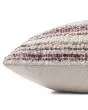 PCJ0002 Burgundy/Ivory 13"x21" Pillow