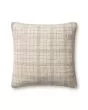 PCJ0015 Ivory/Beige 18"x18" Pillow