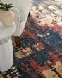 Pearson 39SQF Blue/Red/Tan Area Rug